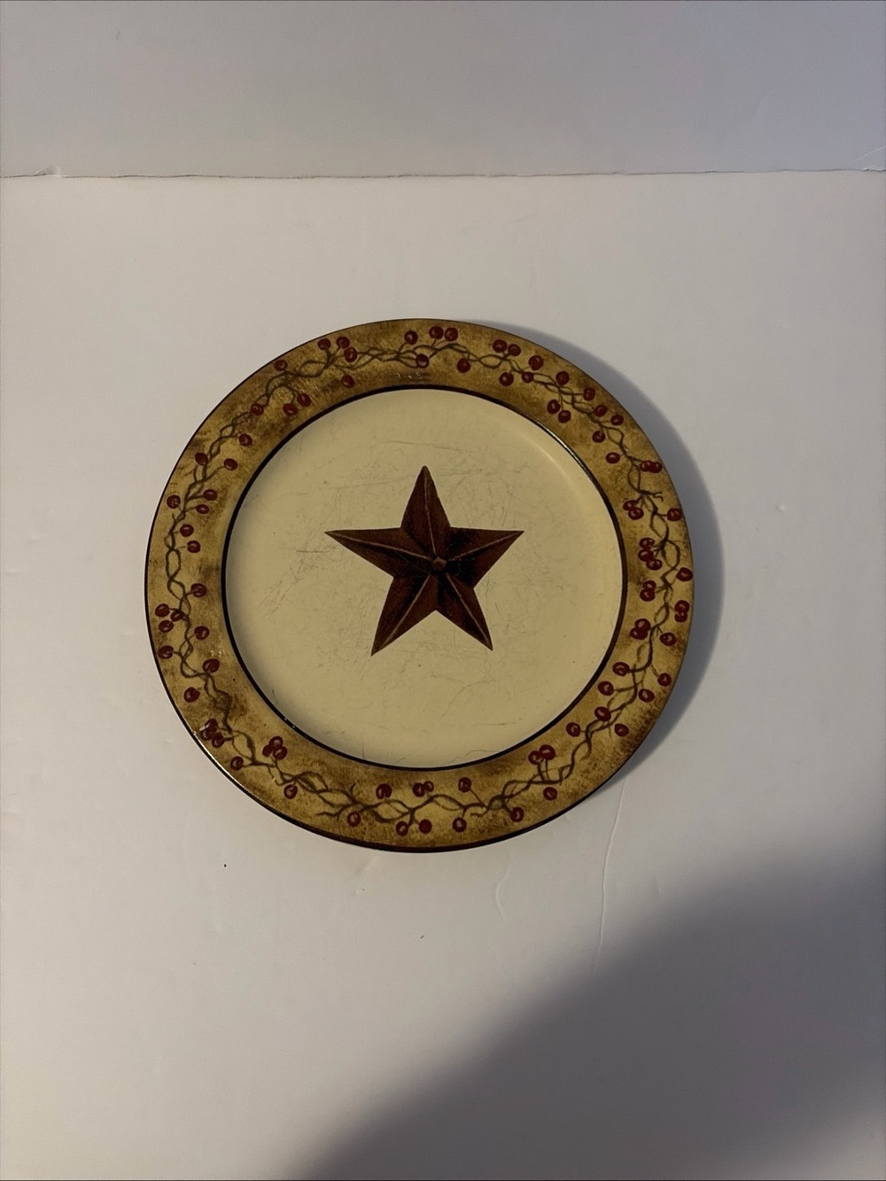 Barn Star Plate 9”